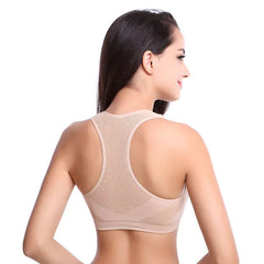 Seamless Sports Bra and Sleepwear Lingerie Set