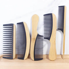 Bamboo Hair Comb for Women - Anti-Static Wooden Design