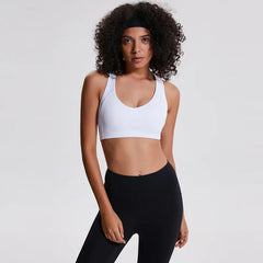 Amazon Bestselling Solid Color Wireless Sports Bra