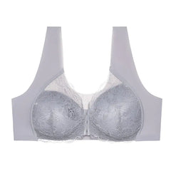Lace Seamless Wireless Bra for Women - Plus Size
