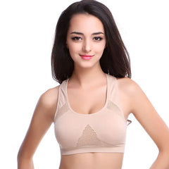 Seamless Sports Bra and Sleepwear Lingerie Set