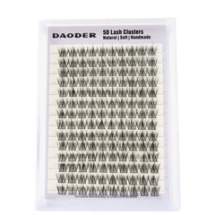5D Natural Lash Clusters Wispy Eyelash Extension C Curl Individual Lashes 13mm Only Short Eyelash Extension Clusters Thin Band DIY Lash Extension Reusable DAODER(5D Natural Lash Clusters C Curl 13mm)