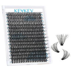 300 Pcs Individual Lashes Lash Clusters DIY Lash Extension Cluster Lashes that Look Like Eyelash Extensions Self Applicaton at Home Volume Dramtic Look(30D D-14-20mix)