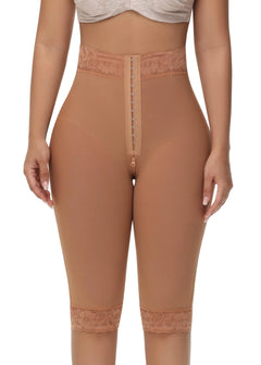 SHAPSHE Womens Compression Leggings High Compression Butt Lifter body Shaper Seamless Tummy Control waist shaper Leggings High Waisted Thigh Slimmer Tummy Shaper with Hook and Eyes Coffee