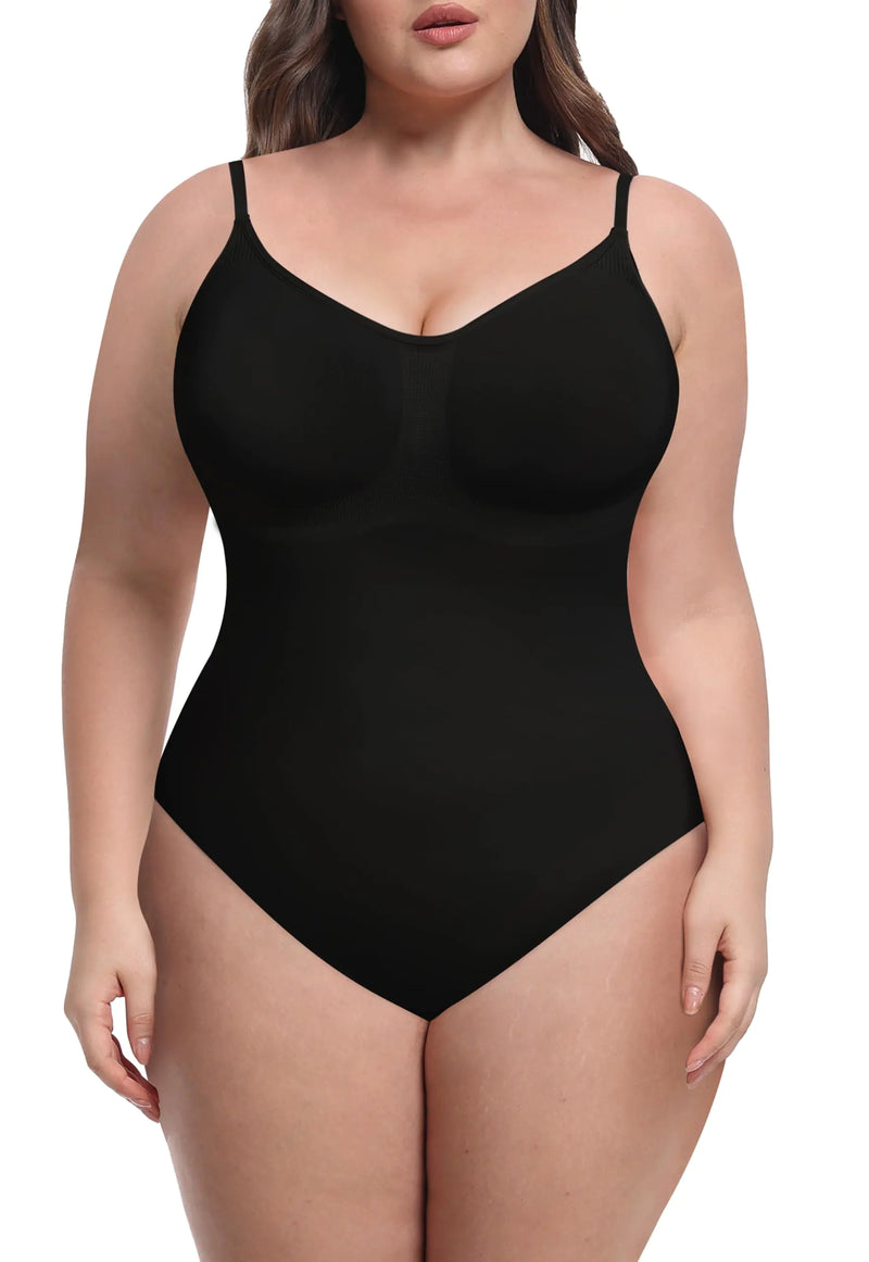 MIRITY Ultimate Comfort Tummy Control Shapewear Bodysuit - Seamless Slimming Thong Body Shaper